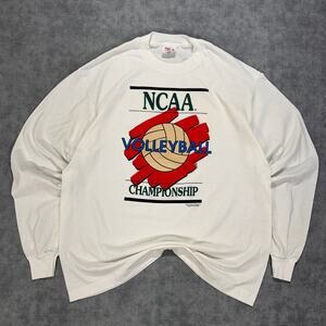 VTG 90s Hef-T by Tee Jays NCAA Volleyball Championship long sleeve mns XL
